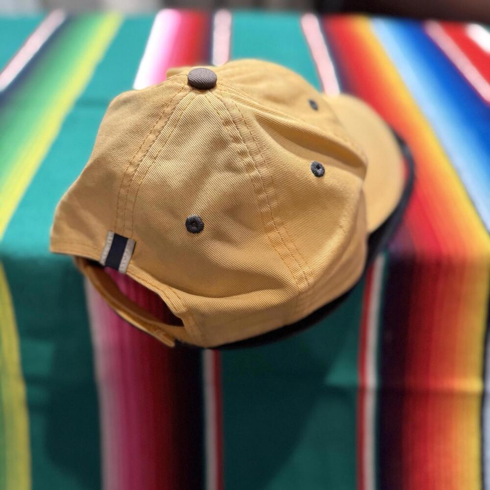 Vintage Rare Ahead BMW Championship Yellow Golf‎ Hat Classic Cut Strap back OSFA - Picture 3 of 5
